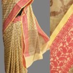 Yellow Banarasi Saree