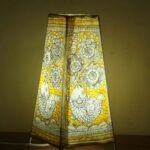 Yellow Fishes, Tholu Bommalata Table Lamp