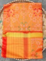 Yellow Patola pure silk dupatta - Image 2