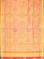 Yellow Patola pure silk dupatta - Image 4