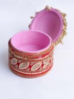 Zari Lace medium wooden Sindur-dani - Image 3