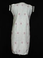 White cotton Chikankari ladies kurti - Image 2