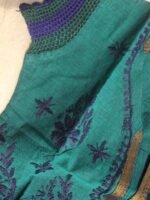 Dark-Green Chikankari cotton ladies kurta - Image 2