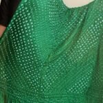 Dark-Green Polysilk Bandhani Dupatta
