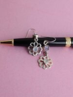 Floral Pure silver Earrings