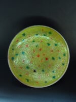 Carved and Enameled Serving Bowl - Image 2