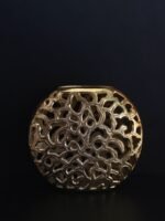 Handcrafted Metal Vase - Image 2
