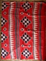 Ikat Screen Printed Bhagalpuri Semi-Silk Sari - Image 2
