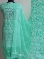 Jadeite Green Georgette Chikankari suit