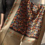 Kimkhwab Banarasi Black art-silk Dupatta