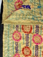 Light-Yellow Viscose Fulkari Dupatta - Image 2