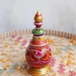 Red long wooden Sindur-dani