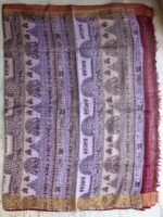 Mauve Warli-Linen Sari - Image 3