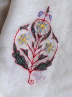 Mochi Takka Handembroidered Chanderi Dupatta - Image 4