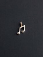 Musical note, Real silver Pendant - Image 2