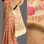 Off-White Kora Banarasi Sari