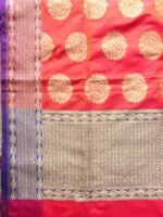 Orange Imitaion-Katan Banarasi Dupatta - Image 2