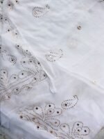 Paisley Mukaish Embroidery Georgette Dupatta