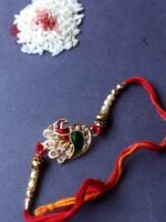 Metallic Peacock Rakhi