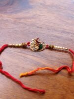 Metallic Peacock Rakhi - Image 2