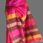 Pink Bhagalpuri Dupion Silk Sari