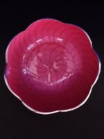 Pink Enameled Serving bowl - Image 2