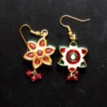 Floral Kundan work Earrings