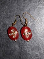 Kundan work on Red onyx - Image 2
