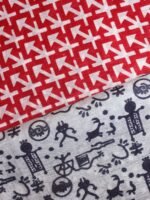 Black, Red, White Madhubani Bhagalpuri Semi-Silk Sari - Image 4