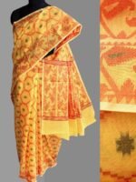 Red and yellow Sari
