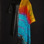 Beads Border Chiffon Shibori-Laheriya Dupatta