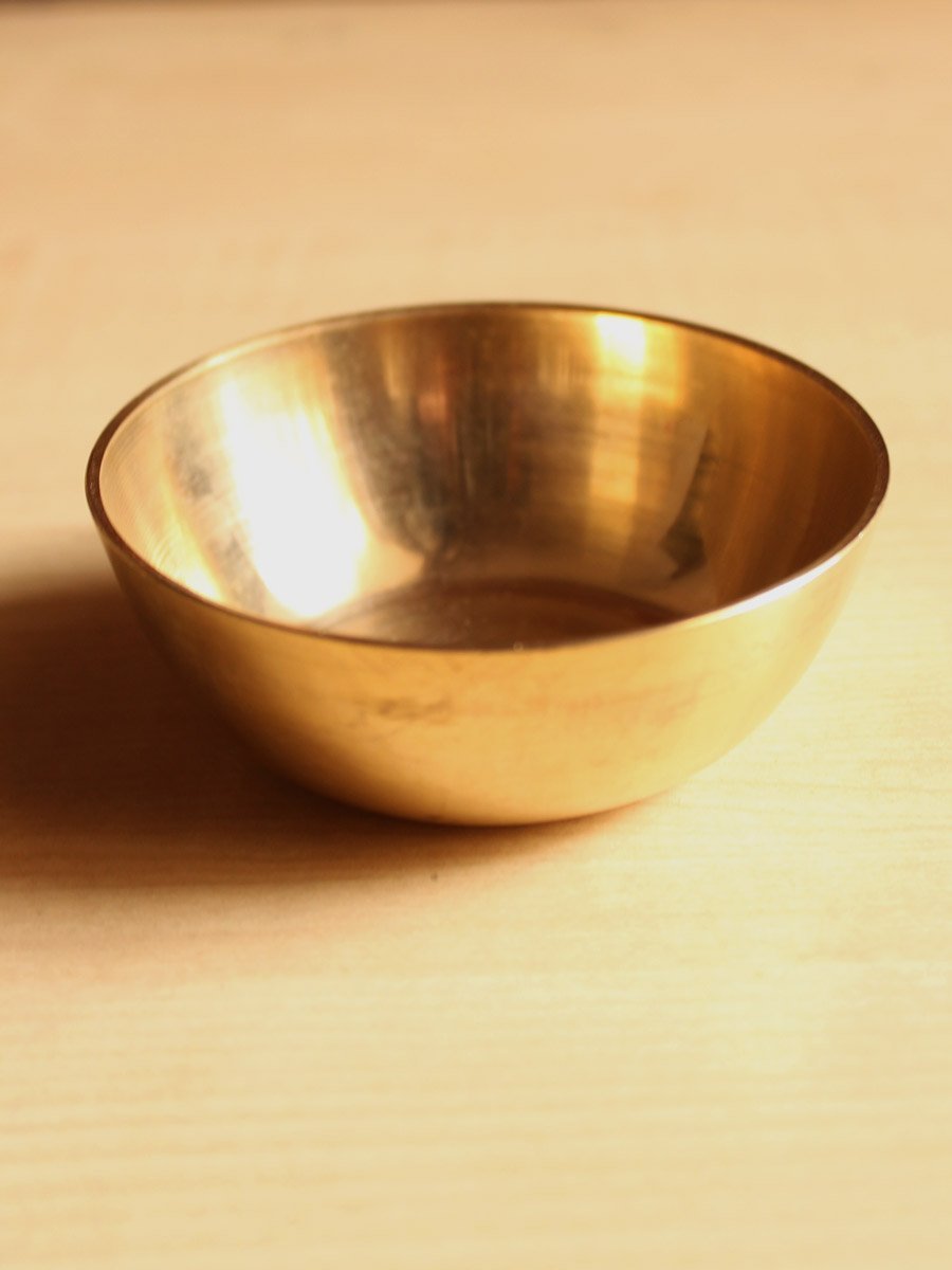 small-brass-katori-1.jpg Brass Katori, Small Bowl - Image 1