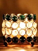 Rectangular, Crystal Tea-light Candle Holder - Image 2