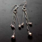 The Chime Pure Silver dangle earrings