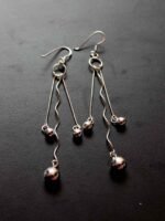 The Chime Pure Silver dangle earrings