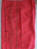 Tomato-Red 3pc Cotton chikankari dress-material - Image 3
