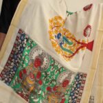 Tree Handpainted Kalamkari Cotton Dupatta