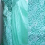 Turquoise Green Cotton Chikankari Ladies suit
