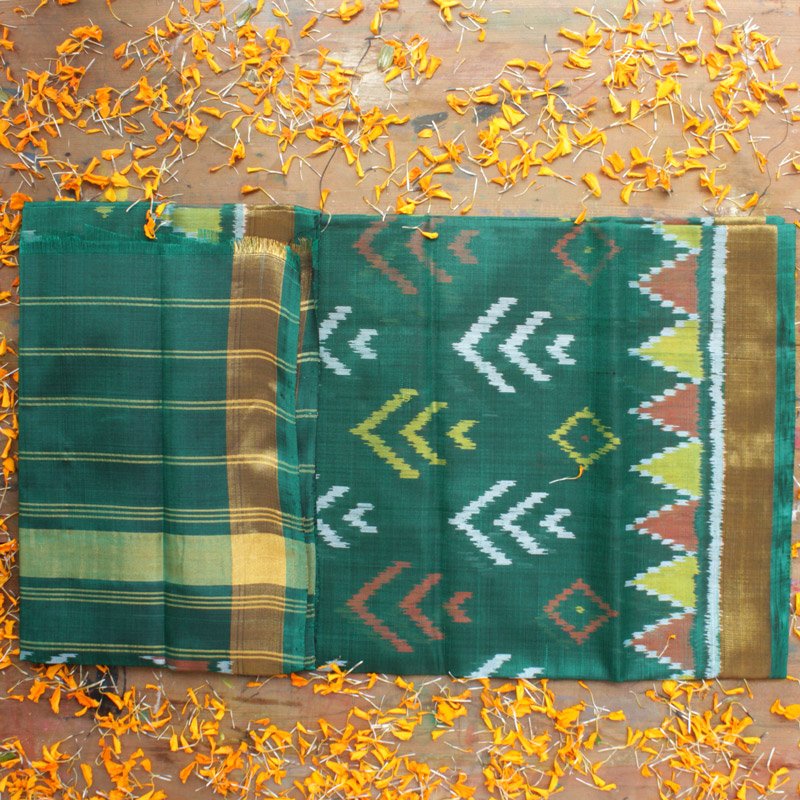 Green-Patola-silk-dupatta