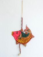 Pink Fish Tholu Bommalata Door-hanging
