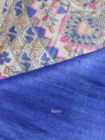 Royal-blue-madhubani-pure-silk-2pc-ladies-suit