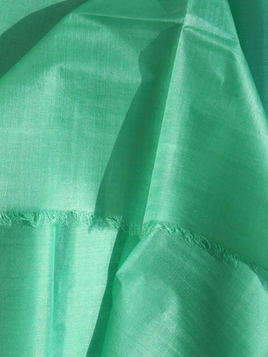 Sea-Green-Bhagalpuri-Tasar-Silk-kurta-Fabric Sea-Green-Bhagalpuri-Tasar-Silk-kurta-Fabric
