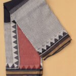 Black,-red,-white-stripes-kota-doria-saree