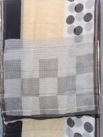 Black,-yellow,-white-dots-and-stripes-Kota-doriya-sari