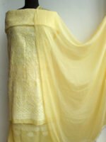 Corn-Yellow-chikankri-cotton-dress-material Shilphaat