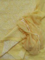 Corn-Yellow-chikankri-cotton-salwar-suit-set