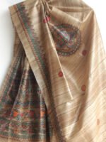 Fishes-Madhubani-Kosa-silk-Dupatta