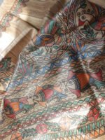 Fishes-Madhubani-Pure-silk-Dupatta