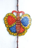 Orange-and-blue-big-butterfly-Leather-Toran