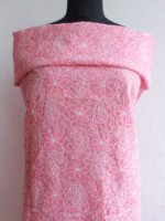 Salmon-Pink-cotton-chikankari-Ladies-kurta-fabric-